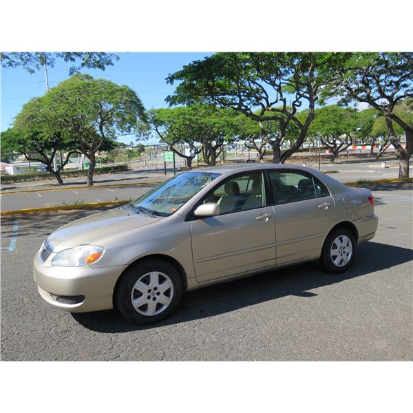 2007 Toyota Corolla Sedan 52294 Miles VIN: 1NXBR32E17Z778542 (Starts & Runs See Video)