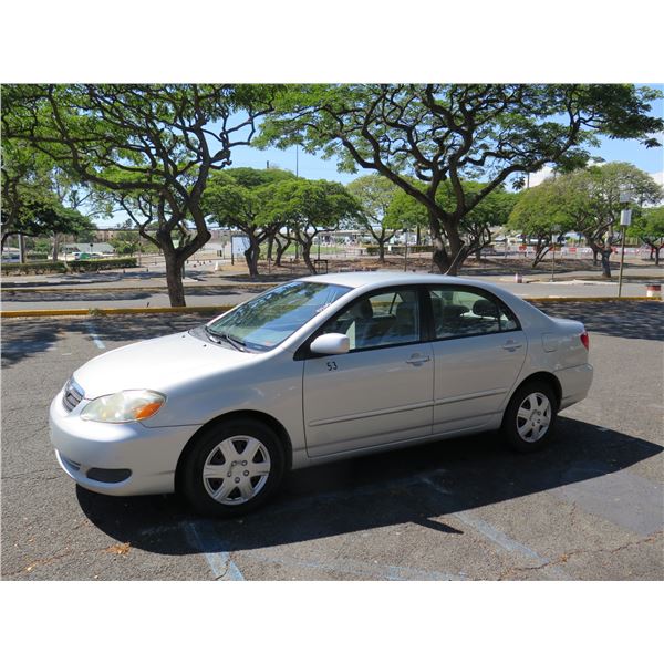 2007 Toyota Corolla Sedan  84181 Miles VIN: 1NXBR32E97Z856727 (Starts & Runs See Video)