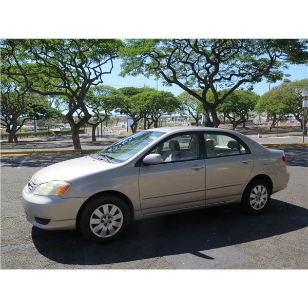 2003 Toyota Corolla Sedan 91411 Miles VIN:  1NXBR32E33Z136723 (Starts & Runs See Video)