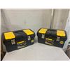 Image 2 : 2 Stanley toolboxes and contents