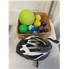 Image 1 : Balls and helmet