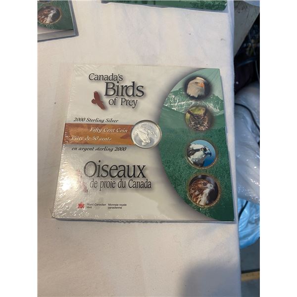 Birds of prey uncirculated coin set