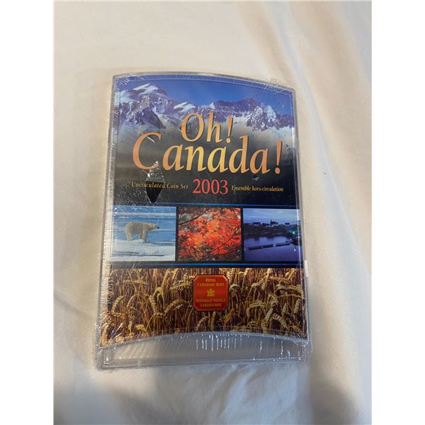 Oh Canada 2003 uncirculated coin set