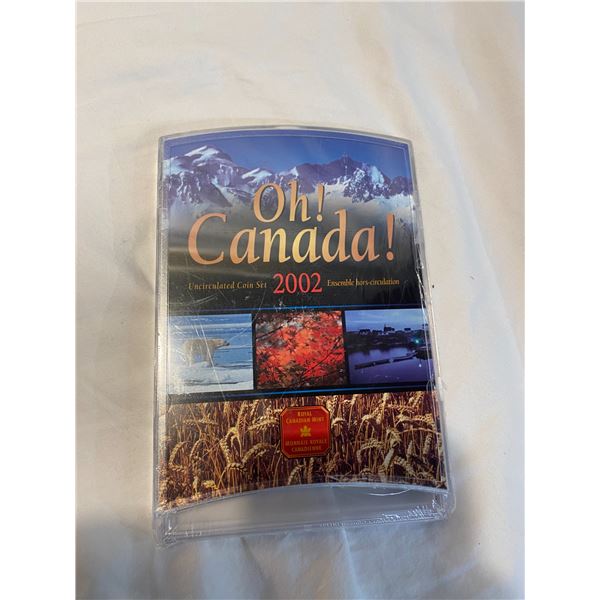 Oh Canada 2002 uncirculated coin set