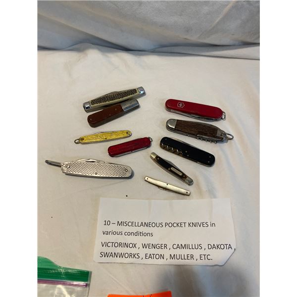 10 pocket knives