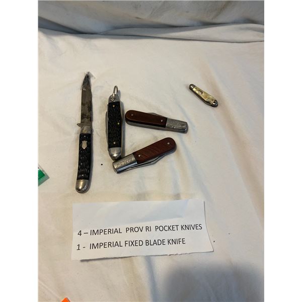 Fixed blade knife and other pocket knives