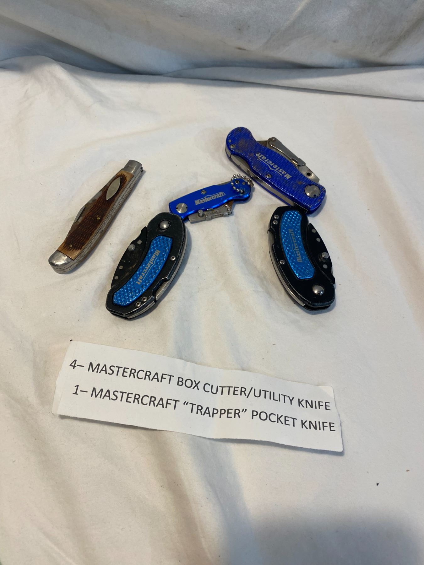 Mastercraft box cutter/utility knives and
