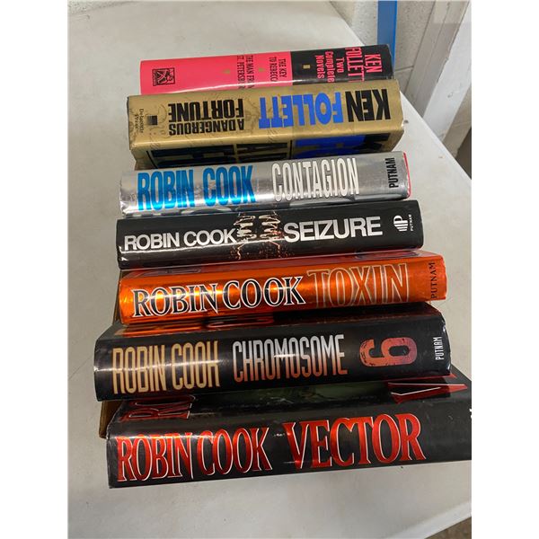 Robin Cook and Ken Follett books