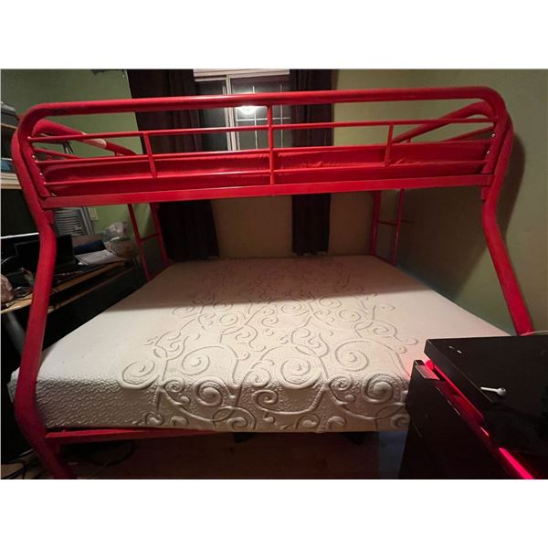 Single over double bunk bed just the single mattress comes with it