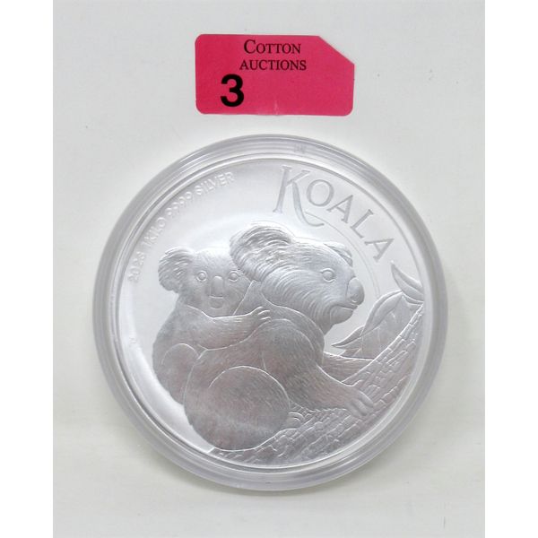 1 Kilo .9999 Silver 2023 Australian Koala Coin 