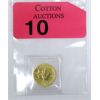 Image 1 : 1/10 Oz .9999 Fine Gold 2013 Canada Maple Leaf Coin 