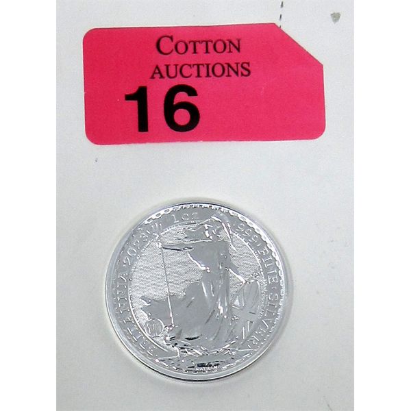 1 Oz .999 Silver 2023 Britannia Coin 
