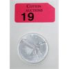 Image 1 : 1 Oz .9999 Silver 2015 Red Tail Hawk Royal Canadian Mint Coin 