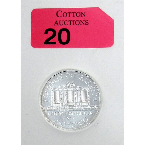 1 Oz .999 Silver 2020 Philharmoniker Coin 