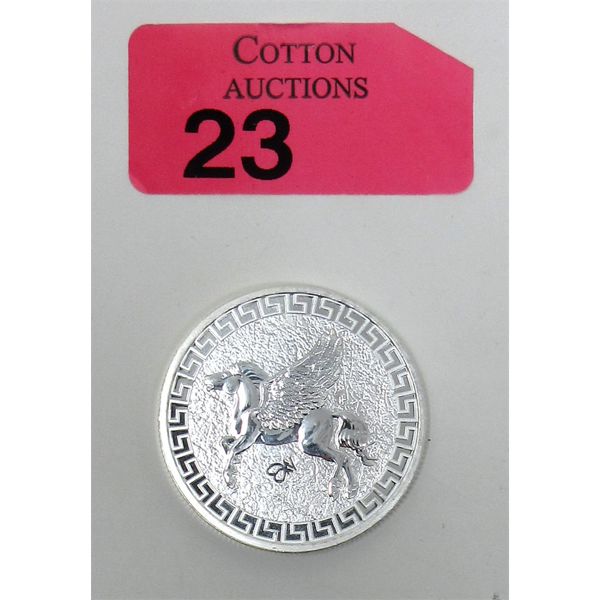 1 Oz .999 Silver 2022 Pegasus St. Helena Coin 