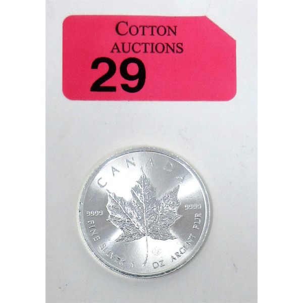 1 Oz .9999 Silver 2014 Canada Maple Leaf Coin 