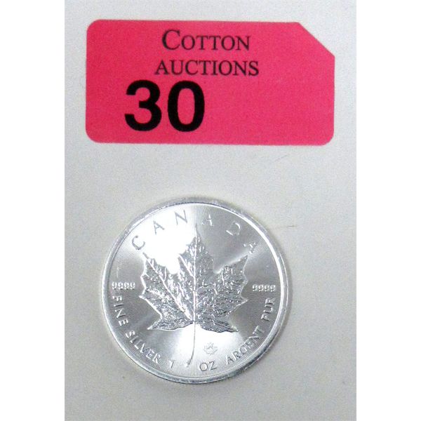 1 Oz .9999 Silver 2022 Canada Maple Leaf Coin 