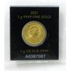 Image 2 : 1 Gram .9999 Fine Gold 2023 Canada Maple Leaf Coin 