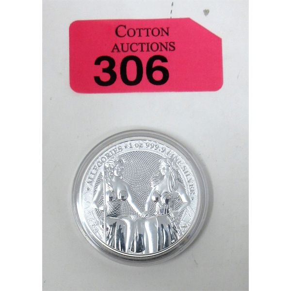 1 Oz .9999 Silver 2021 Allegories Coin 