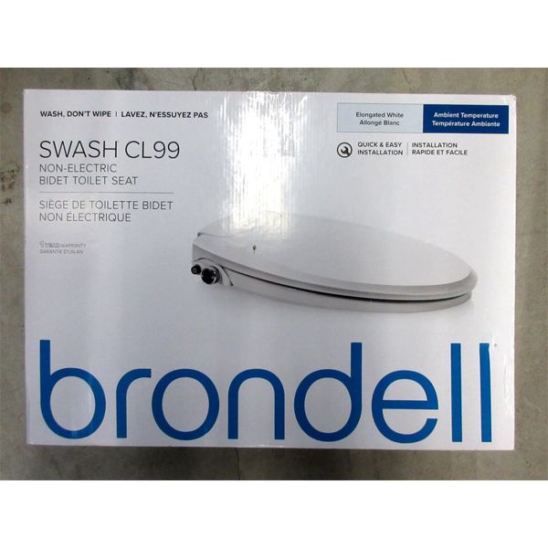 Brondell Swash CL99 Bidet Toilet Seat 