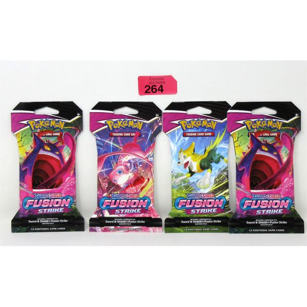 4 New Pokemon "Sword & Shield" Booster Packs