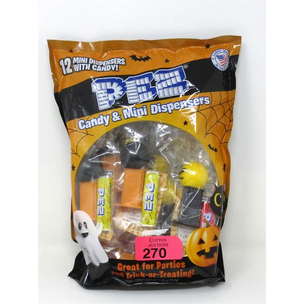 12 New PEZ Halloween Mini Candy Dispensers