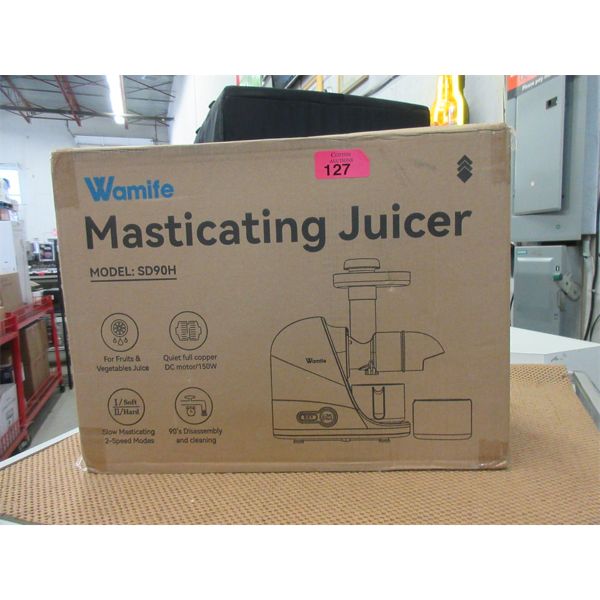 New Wamife Red Masticating Juicer Set