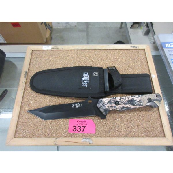 New Break-Up Country Knife with Sheath