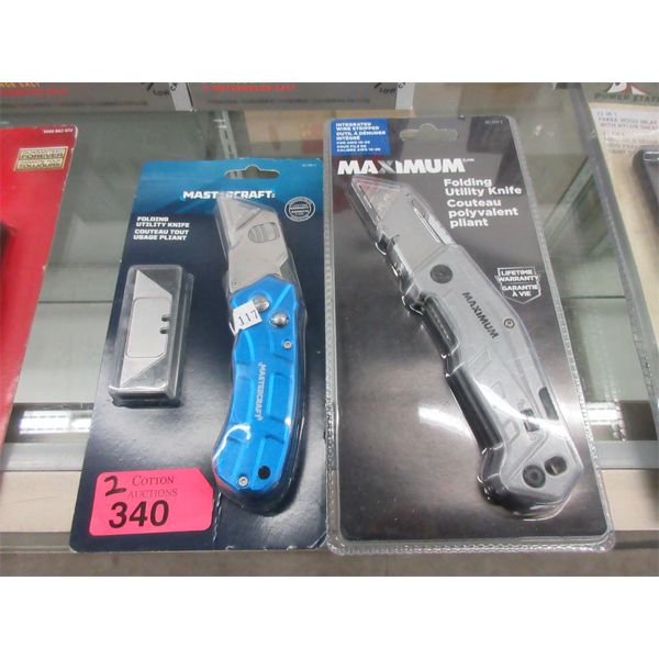 New Mastercraft & Maximum Folding Utility Knife