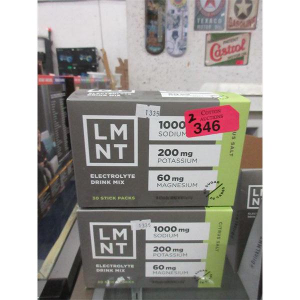 2 Packs of 30 Sticks of LMNT Electrolyte Drink Mix