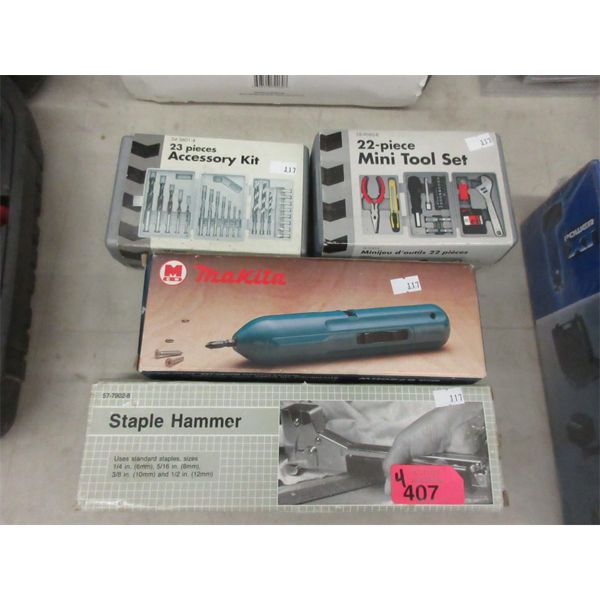 4 Piece Lot of Hand Tools in Packaging