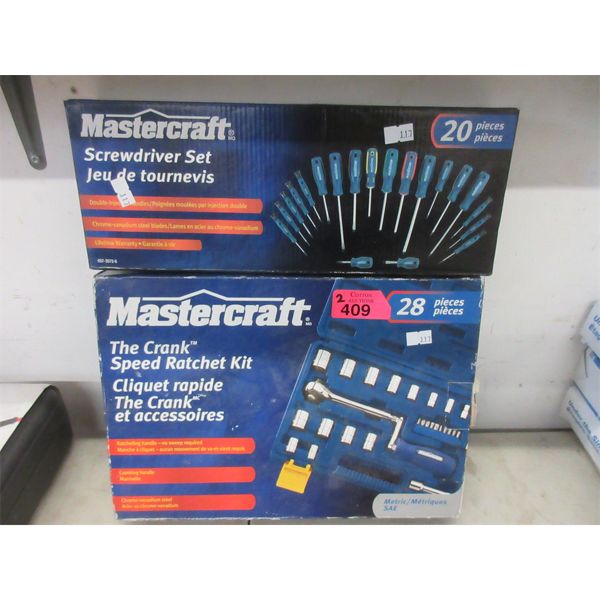 Mastercraft Crank Speed Ratchet & Screwdriver Set