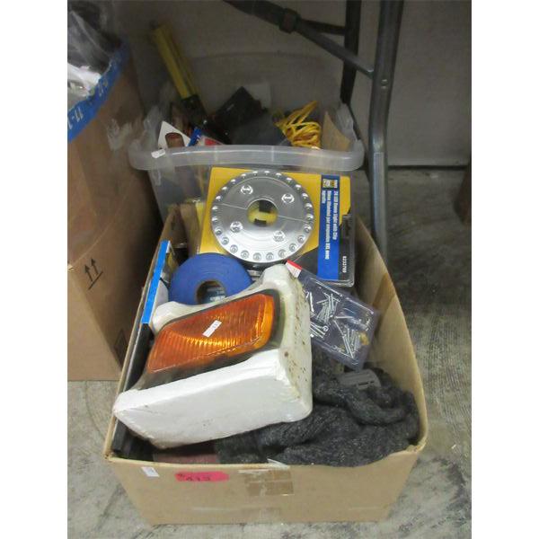 2 Boxes of Tools & Handy Man Goods