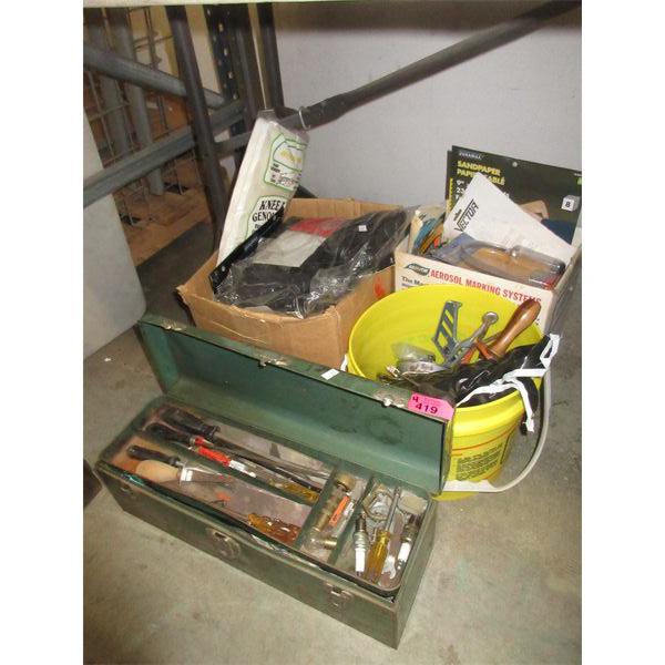 4 Piece Lot Of Assorted Hand Tools & More 