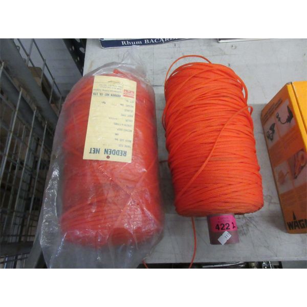 Two Spools of Redden Net 3.5 mm Poly Twine