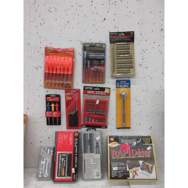 11 Piece Lot of Hand Tools and Accessories