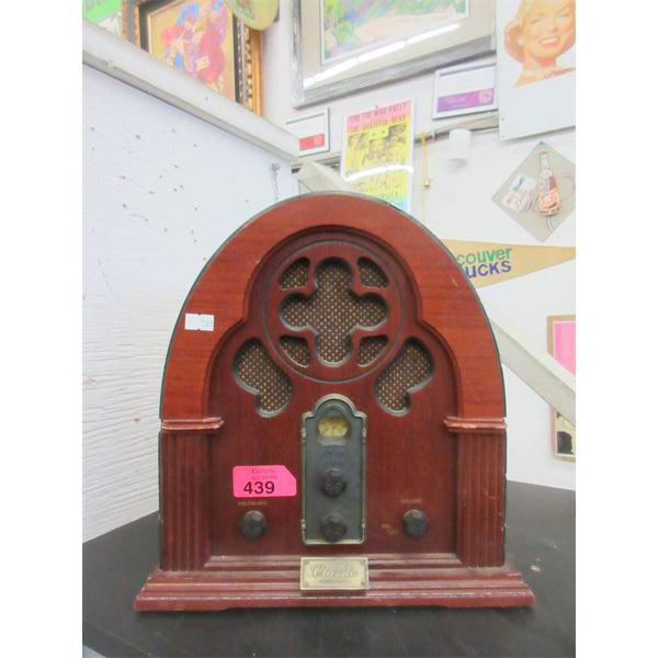 Reproduction Cathedral Radio w/ Cassette Player