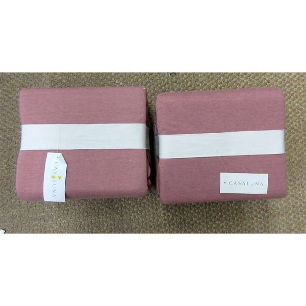 2 New King Size Duvet Cover Sets - Modern Rose