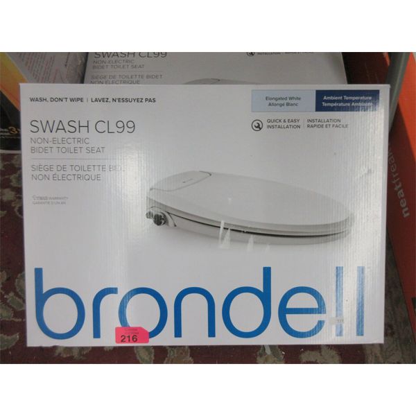 Brondell Swash CL99 Bidet Toilet Seat