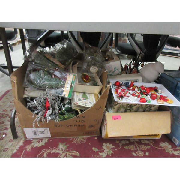 Large Lot of Assorted Christmas Decorations