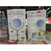Image 1 : 2 Rechargeable LED Magnifying Vanity Mirrors
