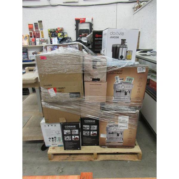 Skid of Open Box Small Kitchen Appliances