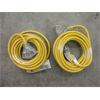 Image 1 : 2 New 25' Triple Outlet Outdoor Extension Cords