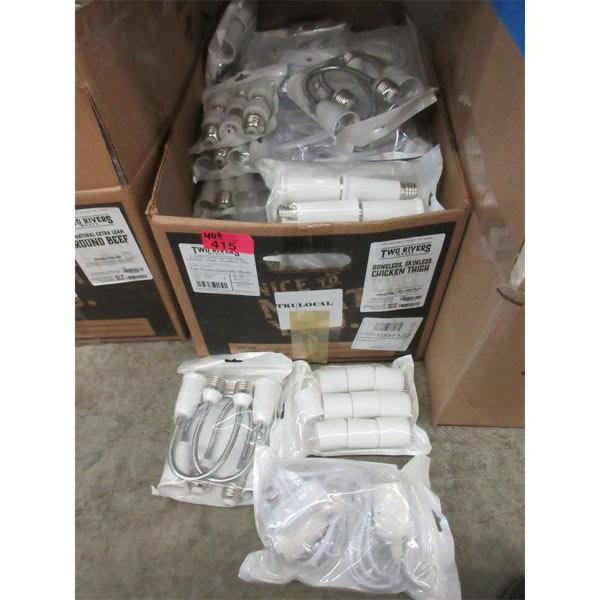 40+ Sets of Bulb Convertors & a Few Hanging Light Kits