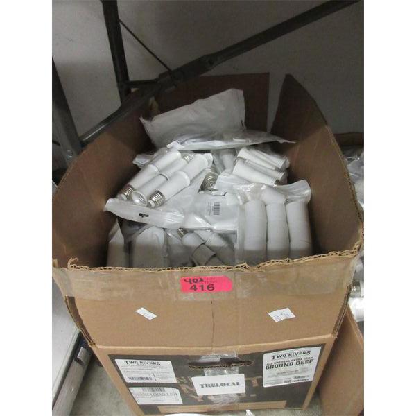40+ Sets of Bulb Convertors & a Few Hanging Light Kits