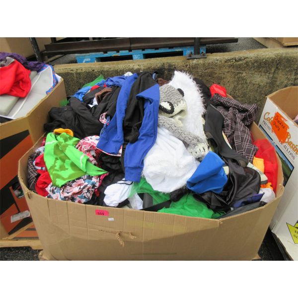 Skid of Assorted Clothing & Soft Household Goods