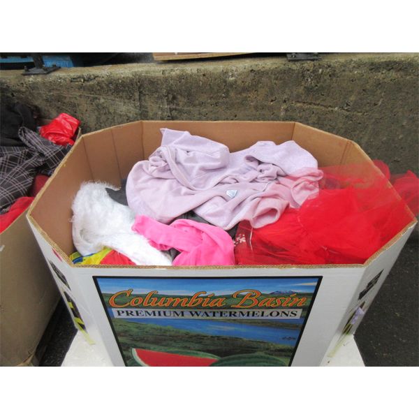 Skid of Assorted Clothing & Soft Household Goods