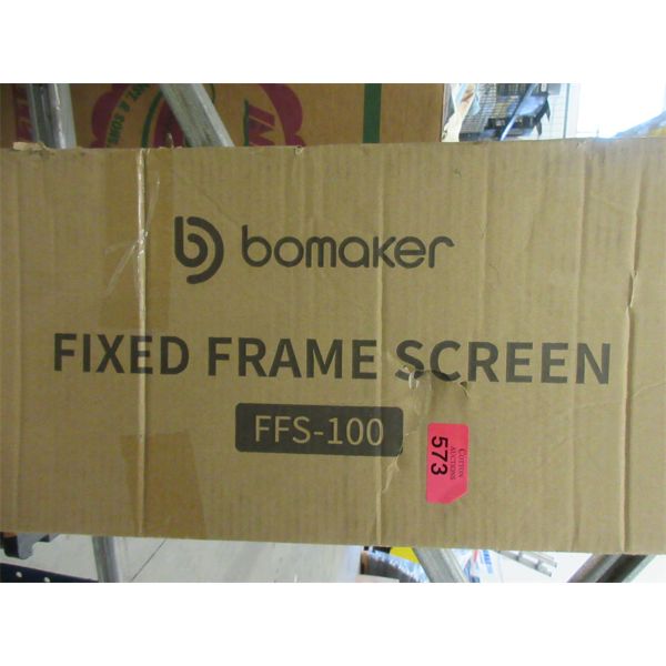 Bomaker 100" Fixed Frame Projection Screen