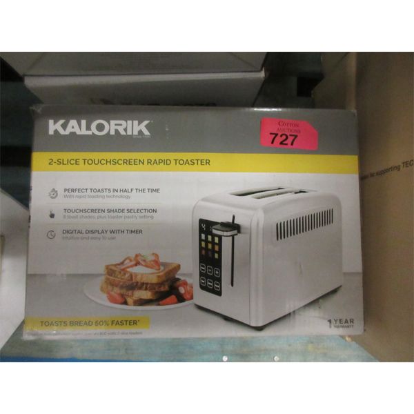 Kalorik 2-Slice Touch Screen Toaster - Open Box