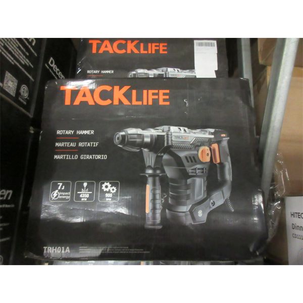 New Tacklife 1 1/4" Rotary Hammer Drill 